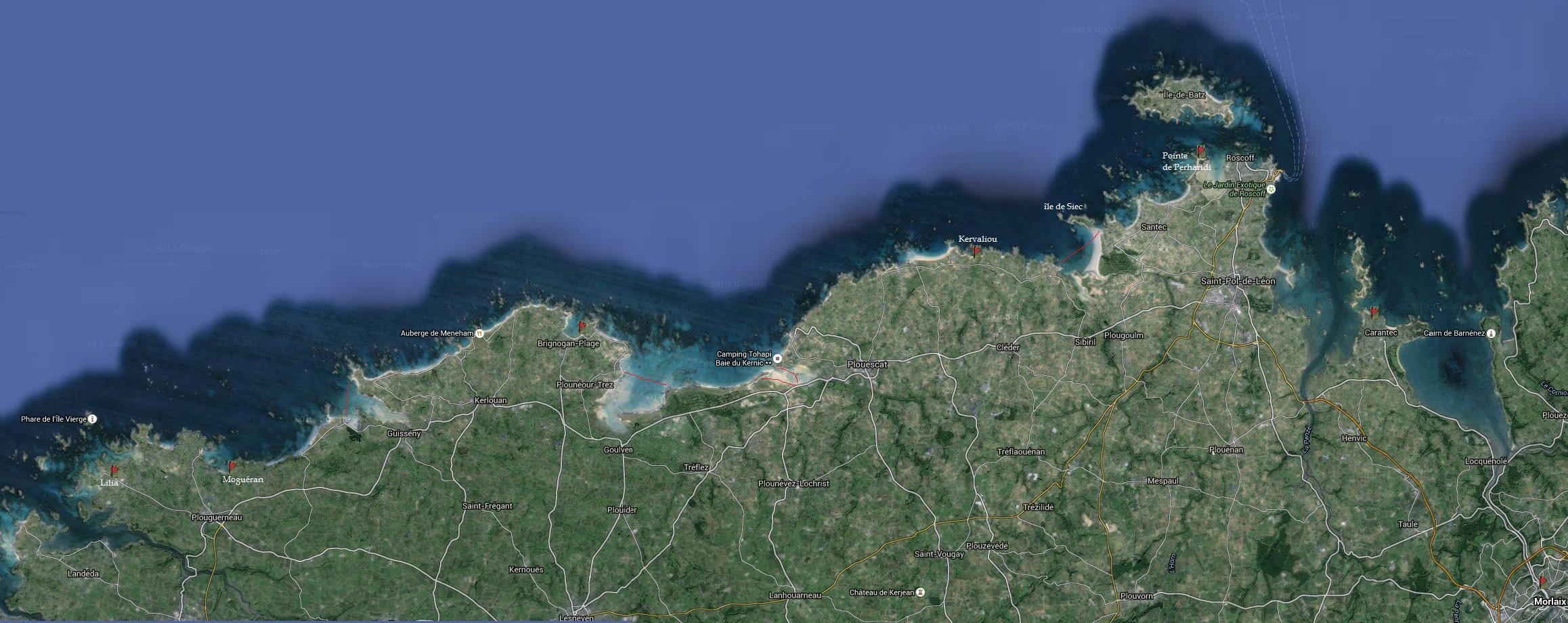 Carte de notre périple